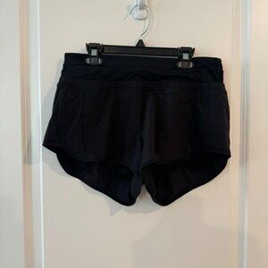 Lululemon Black Running Shorts with Waistband Pockets